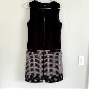 Laundry by Shelli Black & Plaid Sheath Dress